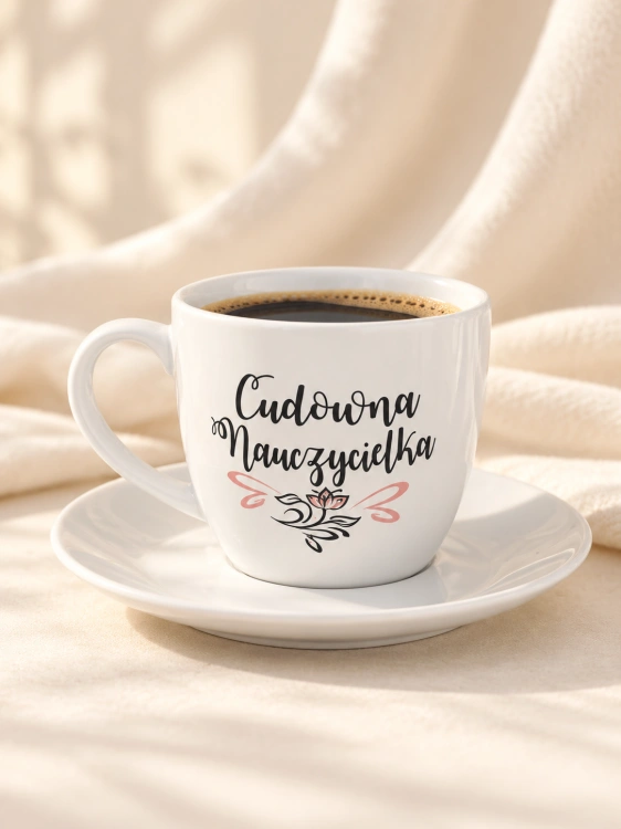 Elegancka filiżanka dla cudownej nauczycielki.png