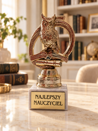 Złote trofeum dla najlepszego nauczyciela.png