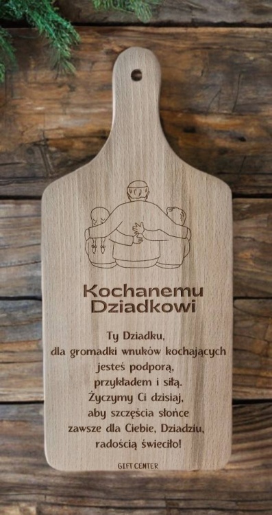 Deska do krojenia drewniana Dla Dziadka.jpg