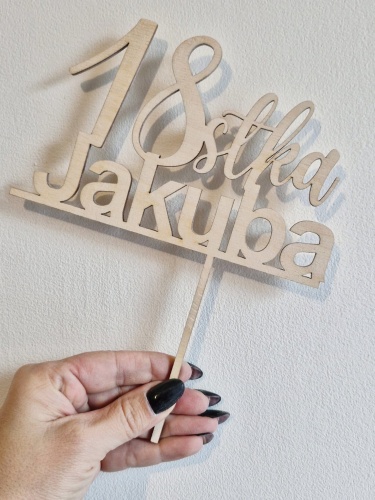 Toper na tort DREWNO 18-nastka.jpg