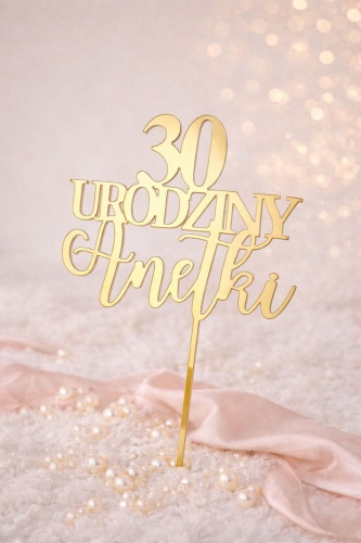 Toper na tort pleksi URODZINY.jpg