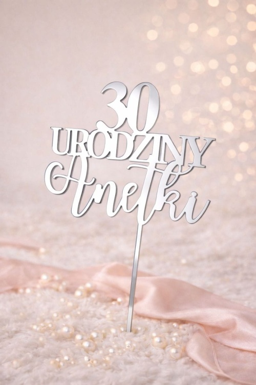 Toper na tort pleksi URODZINY 2.jpg